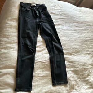 Everlane, high waisted “cheeky jean”